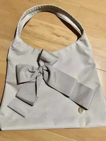 M'S GRACY 리본 토트백 그레이