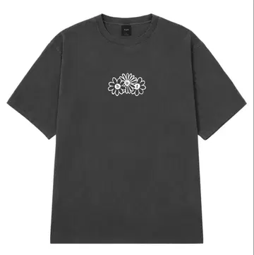 HUF 꽃 디자인 오버 사이즈 T셔츠
