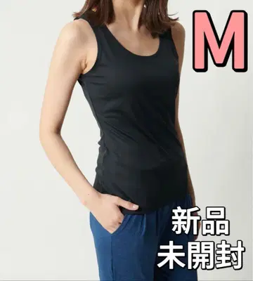 새상품 여성용 리브 라이브 셔츠 노 슬리브 이너 M 사이즈
