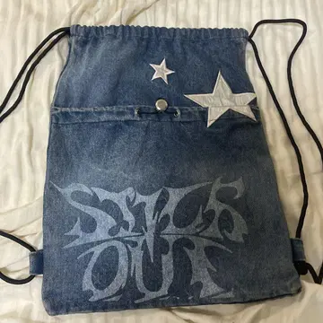 [ 중고품 ] NMIXX DRAWSTRING BACKPACK