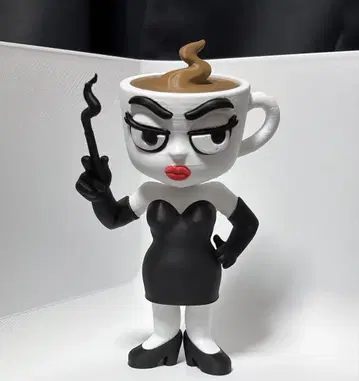 이탈리안 레인 로트 에스프레소나 시뇨라 거대 피규어