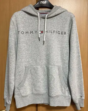 TOMMY HILFIGER 타미힐피거 그레이 후드티 S