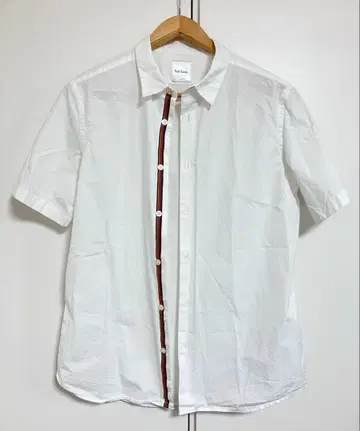 폴스미스 반팔 셔츠 L 사이즈 화이트 무료배송