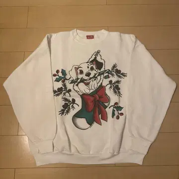 80s 디즈니 101마리 강아지 맨투맨 made in usa