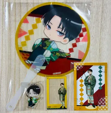 진격의 거인 VASARA 콜라보 기모노 플랜 혜택 4종 세트 리바이