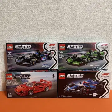 LEGO 스피드 챔피언 F1 카 세트 4개