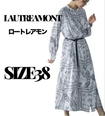 LAUTREAMONT 로트레아몽 페이즐리 롱 원피스 사이즈 38