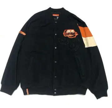 ROCA WEAR 로카웨어 바시티 자켓 자수 와펜 빅사이즈