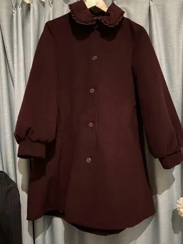 merry jenny A라인 코트 보르도 (상품 설명 봐주세요)