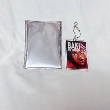바키 캐릭터 드로잉 아크릴 키링 바키 한마 유지로