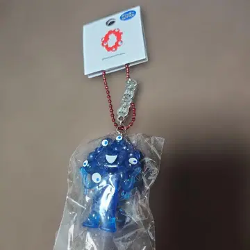 미야쿠미야쿠 글리터 파란색 아크릴 키링