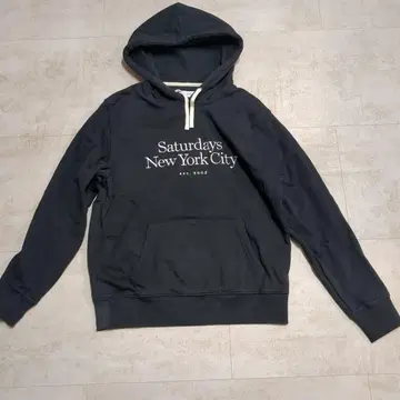 Saturdays New York City 후드 부착 후드티