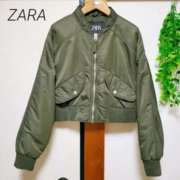 ZARA 자라 워터 렌트 크롭 봄버 자켓 MA-1