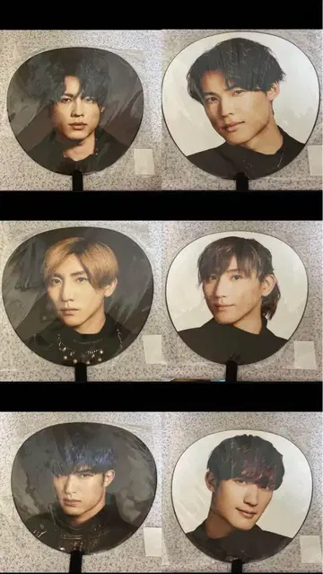 SixTONES 점보 부채 세트 9매