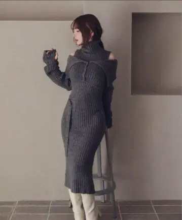 andmary Cameo 니트 세트 가디건 마리
