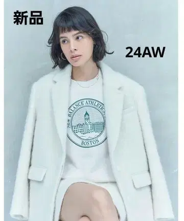 새상품 24AW 샤기 테일러드 자켓 코트