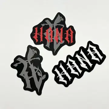 HANA 로고 스티커 3종