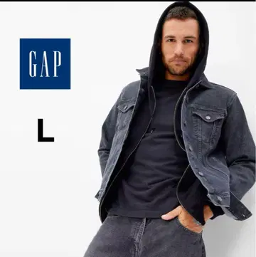 GAP 아이콘 데님 자켓 블랙 L 사이즈