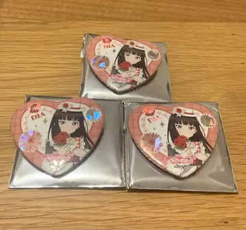 aqours GIGO 하트 캔뱃지 쿠로사와 다이아 3개 묶음 판매