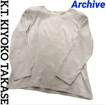 Archive'K.T. kiyoko takase' 백버튼 긴팔 블라우스