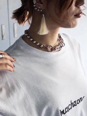 마틴알리풍 볼 체인 목걸이