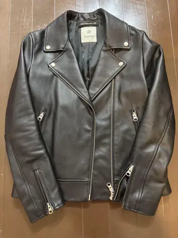 nano UNIVERSE 양가죽 가죽 자켓 36