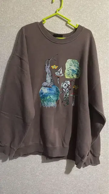 VOLCOM 아트 프린트 맨투맨 L 사이즈