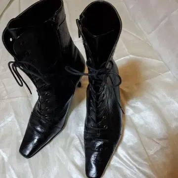여성용 숏부츠 블랙