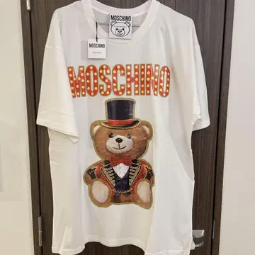 MOSCHINO 모스키노 테디베어 크루넥 티셔츠