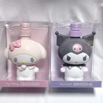 산리오 sanrio 목욕 시간 시리즈 펌프 보틀 마이멜로디 쿠로미