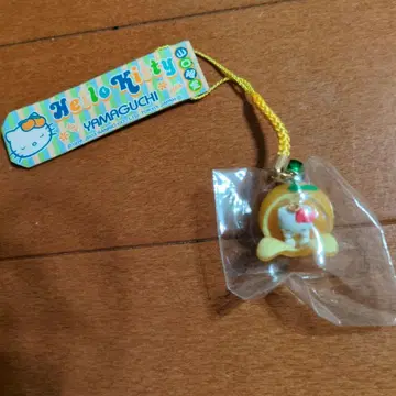 지역 한정 키티 야마구치 한정 여름 오렌지 귤 스트랩