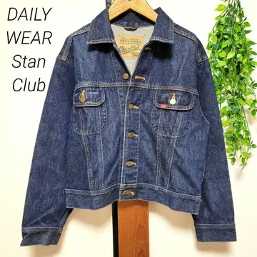 DAILY WEAR Stan Club 데님 자켓 구제 의류 재팬