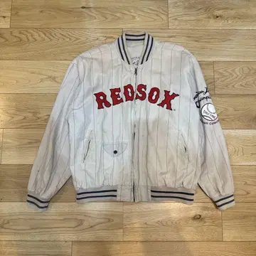 [ 80s ] 레드삭스 RED SOX 바시티 자켓 스카잔 리버서블