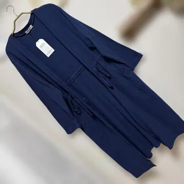 택 포함 새상품 로데오 크라운 롱 기장 가운 가디건 네이비 계열