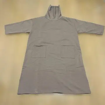 plaster du sabbatical 터틀넥 7부 소매 원피스