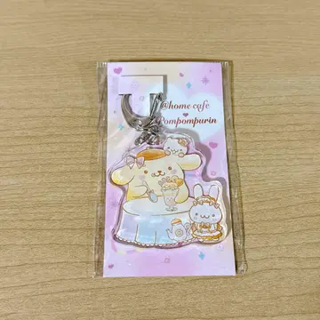 폼폼푸딩 앳홈카페 머핀 파우더 아크릴 키링