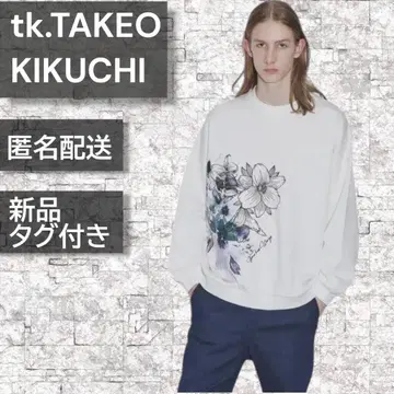 택 포함 새상품 tk.TAKEO KIKUCHI 플라워 티셔츠 9,900엔