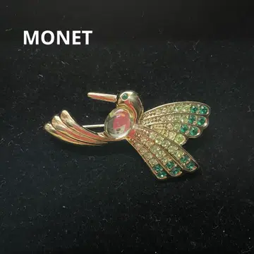 MONET 모네 브로치 새 큐빅