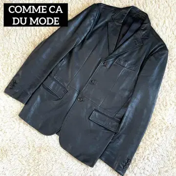 COMME CA DU MODE 꼼사데모드 가죽 테일러드 자켓