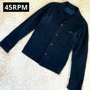 45RPM 인디고 셔츠 자켓 일본제 자수