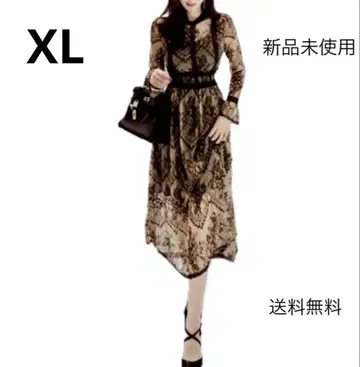 전체 레이스 롱 원피스 XL 새상품 고급 결혼식 이벤트 파티