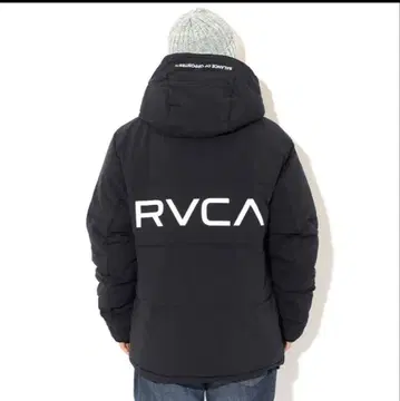 RVCA 블랙 다운 자켓 M