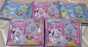 반다이 GUMMY 키링 6개 세트(구미 포함)