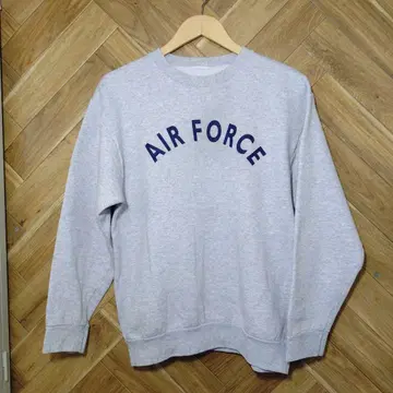 빈티지 맨투맨 AIR FORCE 그레이