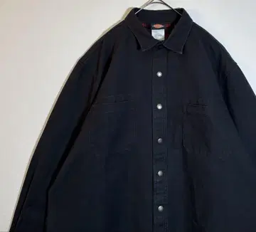 Dickies 디키즈 안감 체크 덕지 긴팔 워크 셔츠