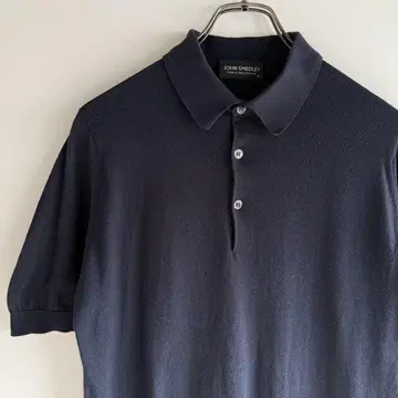 JOHNSMEDLEY 존스메들리 씨 아일랜드 코튼 니트 피케 셔츠