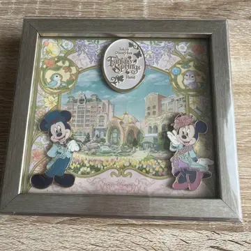 Disney 판타지 스프링스 호텔 핀 배지 3개 프레임 포함