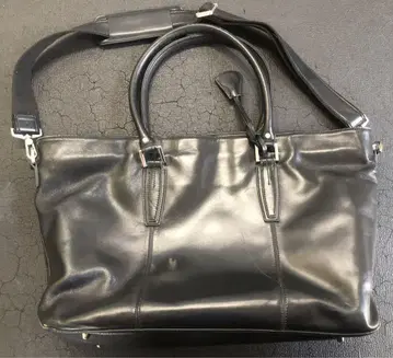 가죽 비즈니스 백 블랙