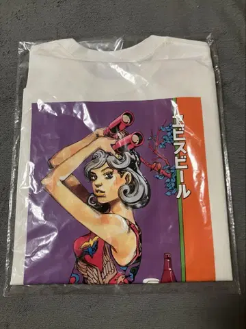 에비수 맥주 x 아라키 히로히코 오리지널 버드 워칭 T셔츠 S