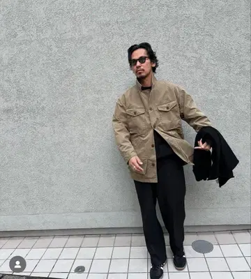 KAJA 와이드 사파리 재킷 2 베이지ovy